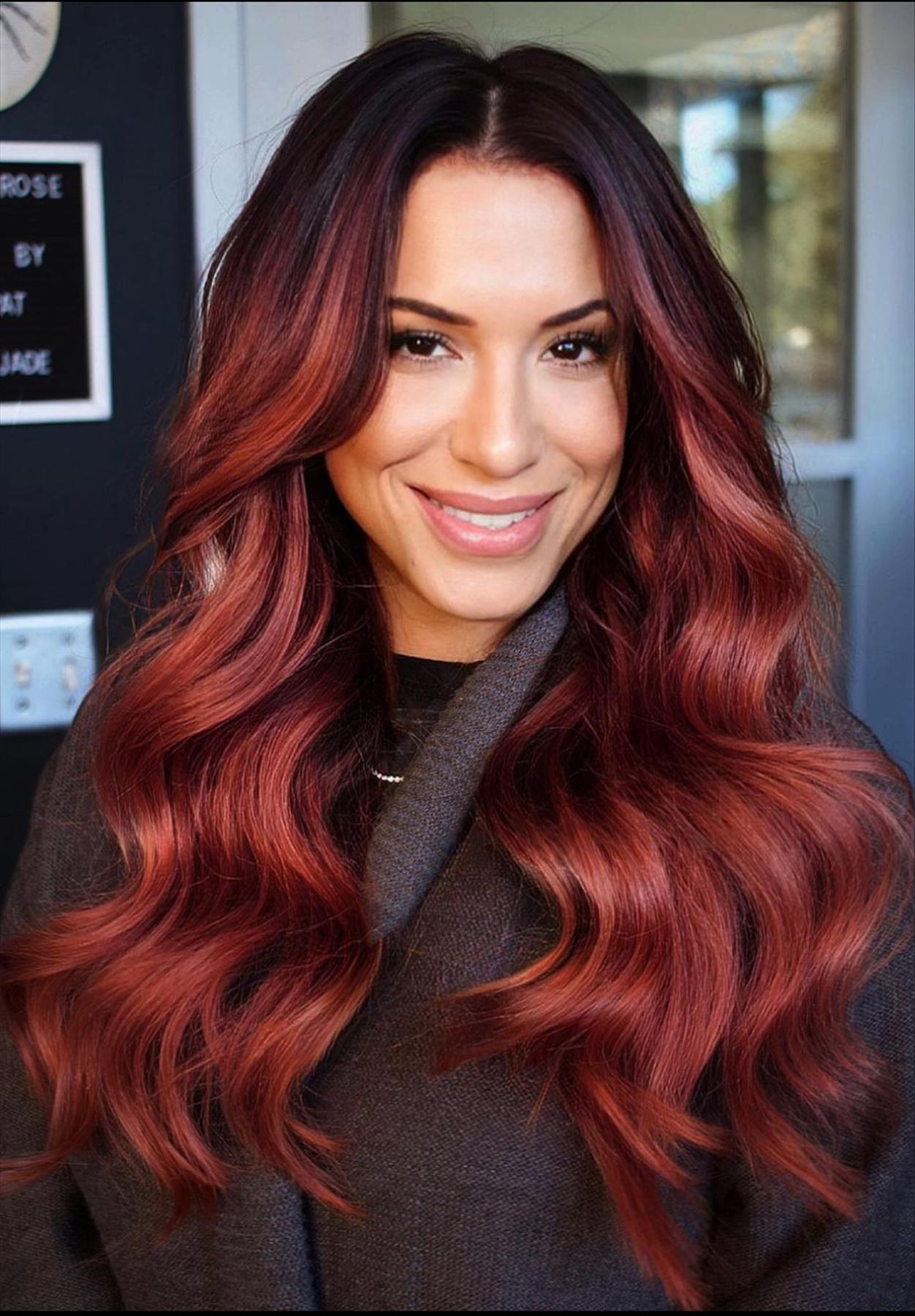 Fabulous red hair color for Fall hair color inspiration