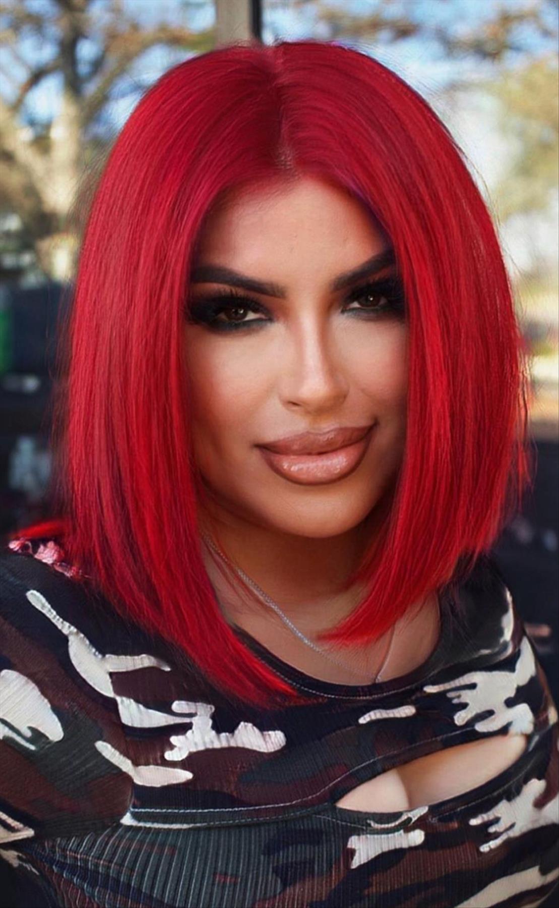 Fabulous red hair color for Fall hair color inspiration