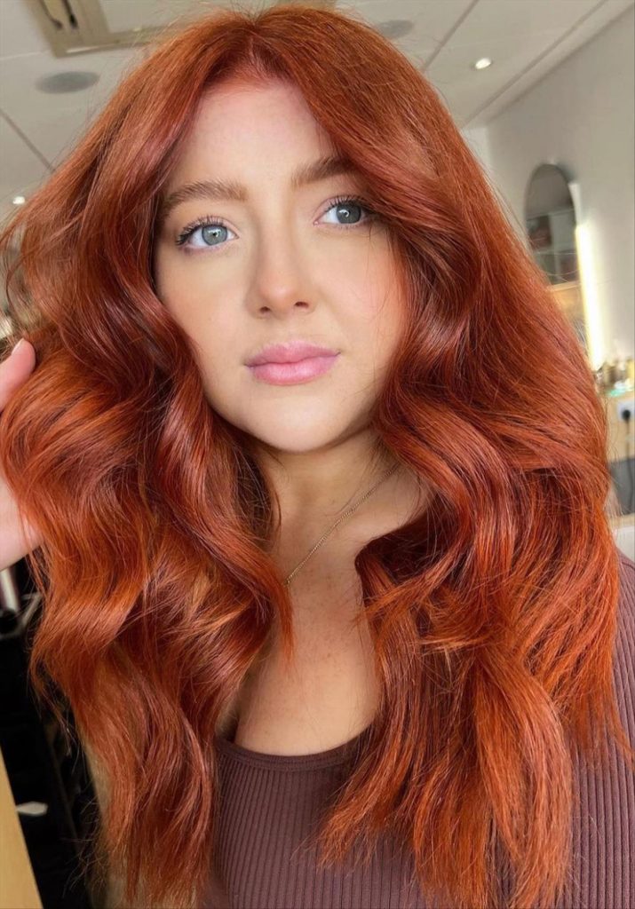 33 Fabulous red hair color for Fall hair color inspiration