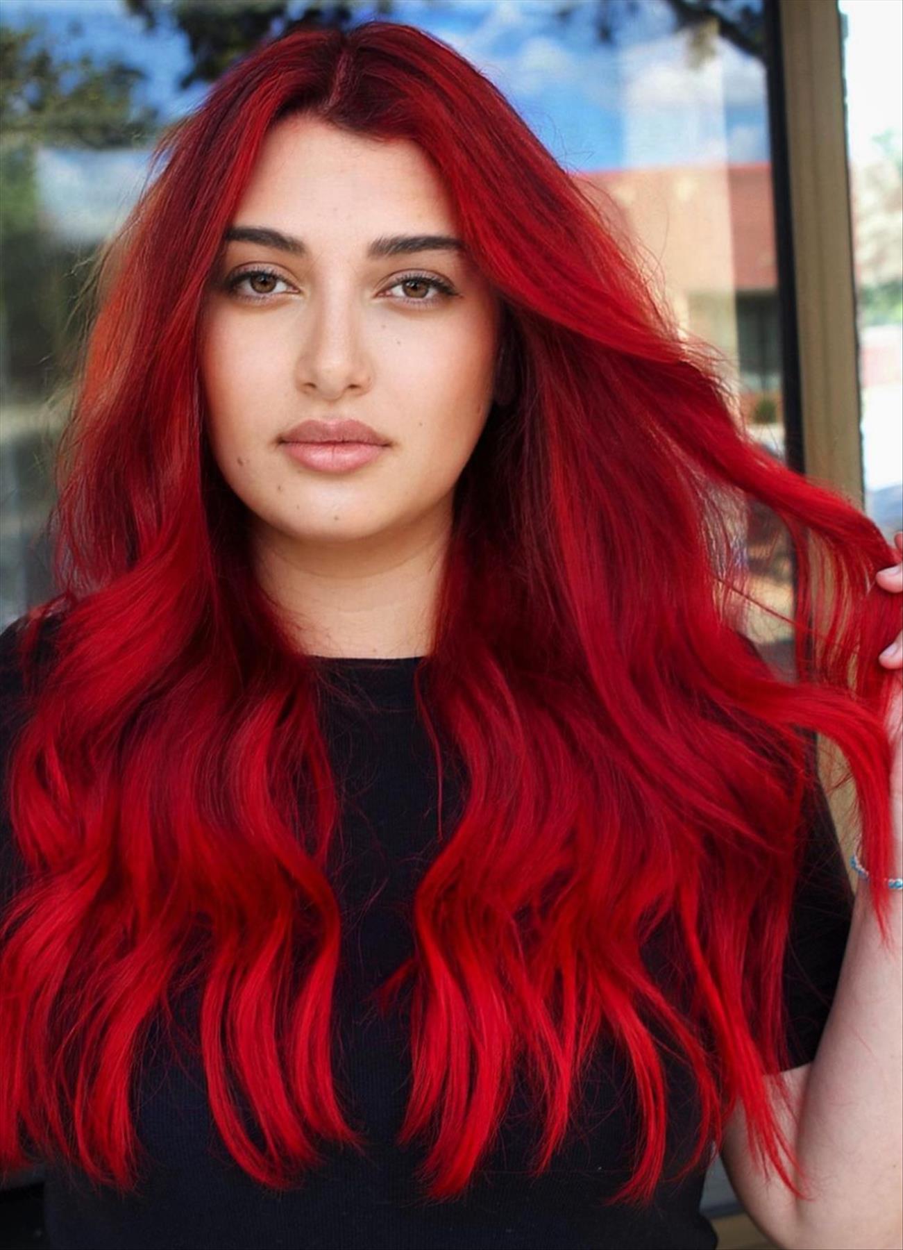 Fabulous red hair color for Fall hair color inspiration