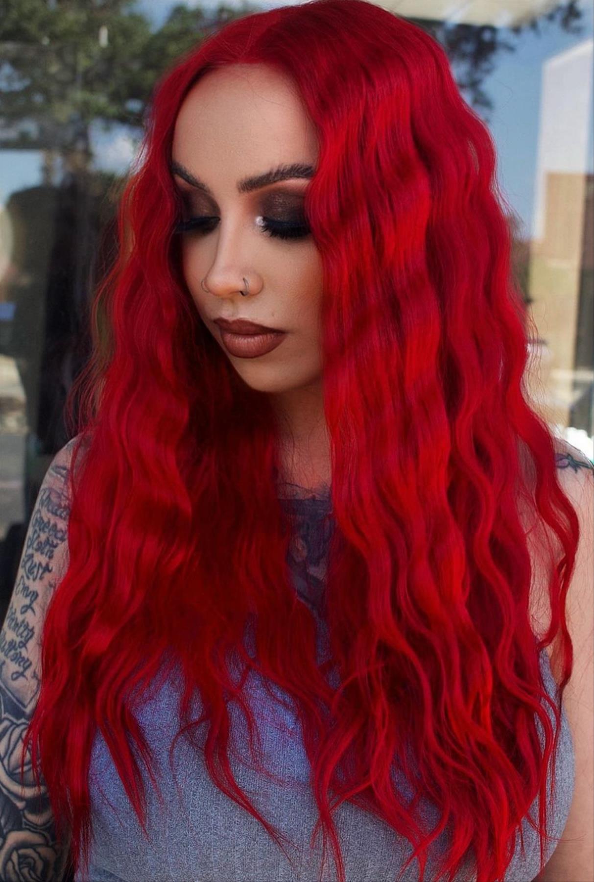 Fabulous red hair color for Fall hair color inspiration