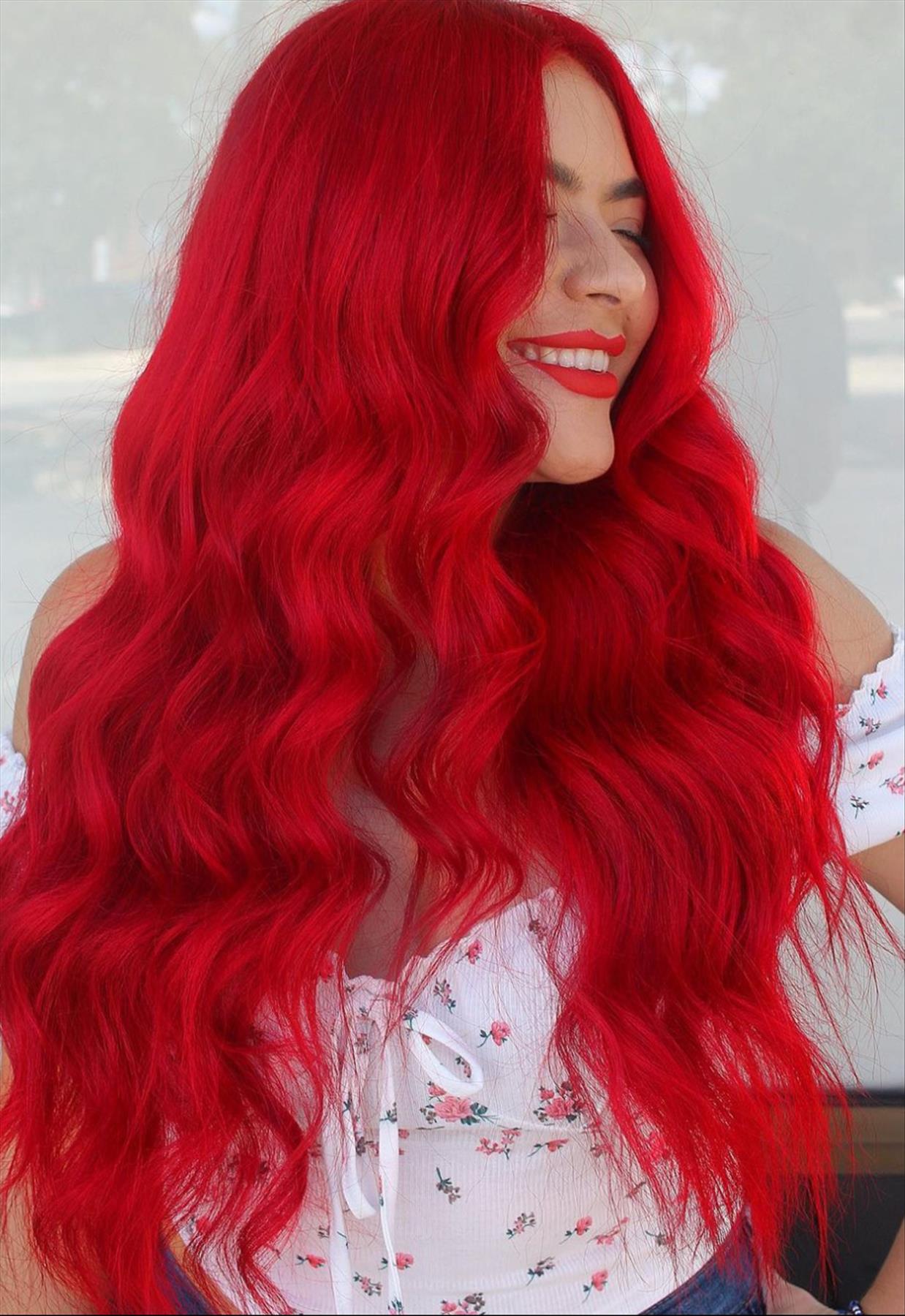 Fabulous red hair color for Fall hair color inspiration