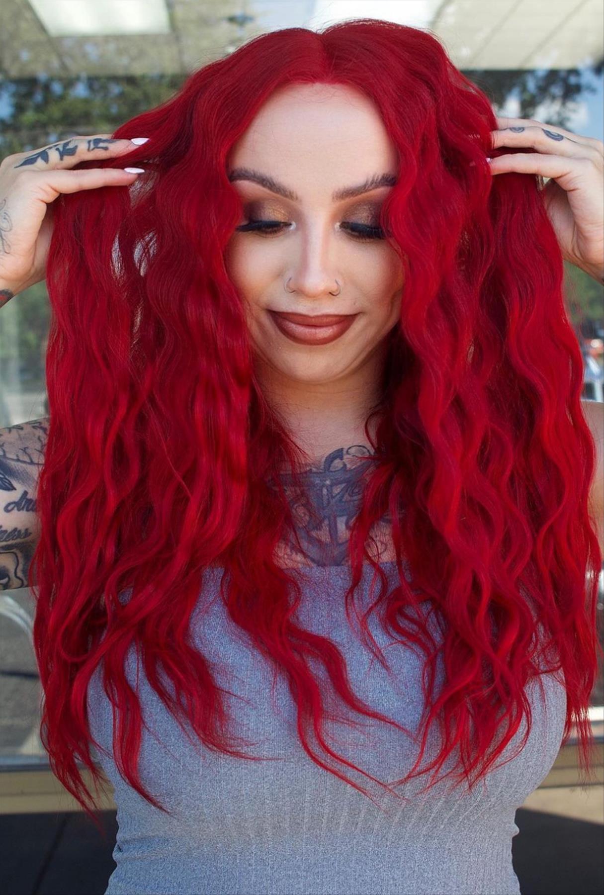 Fabulous red hair color for Fall hair color inspiration