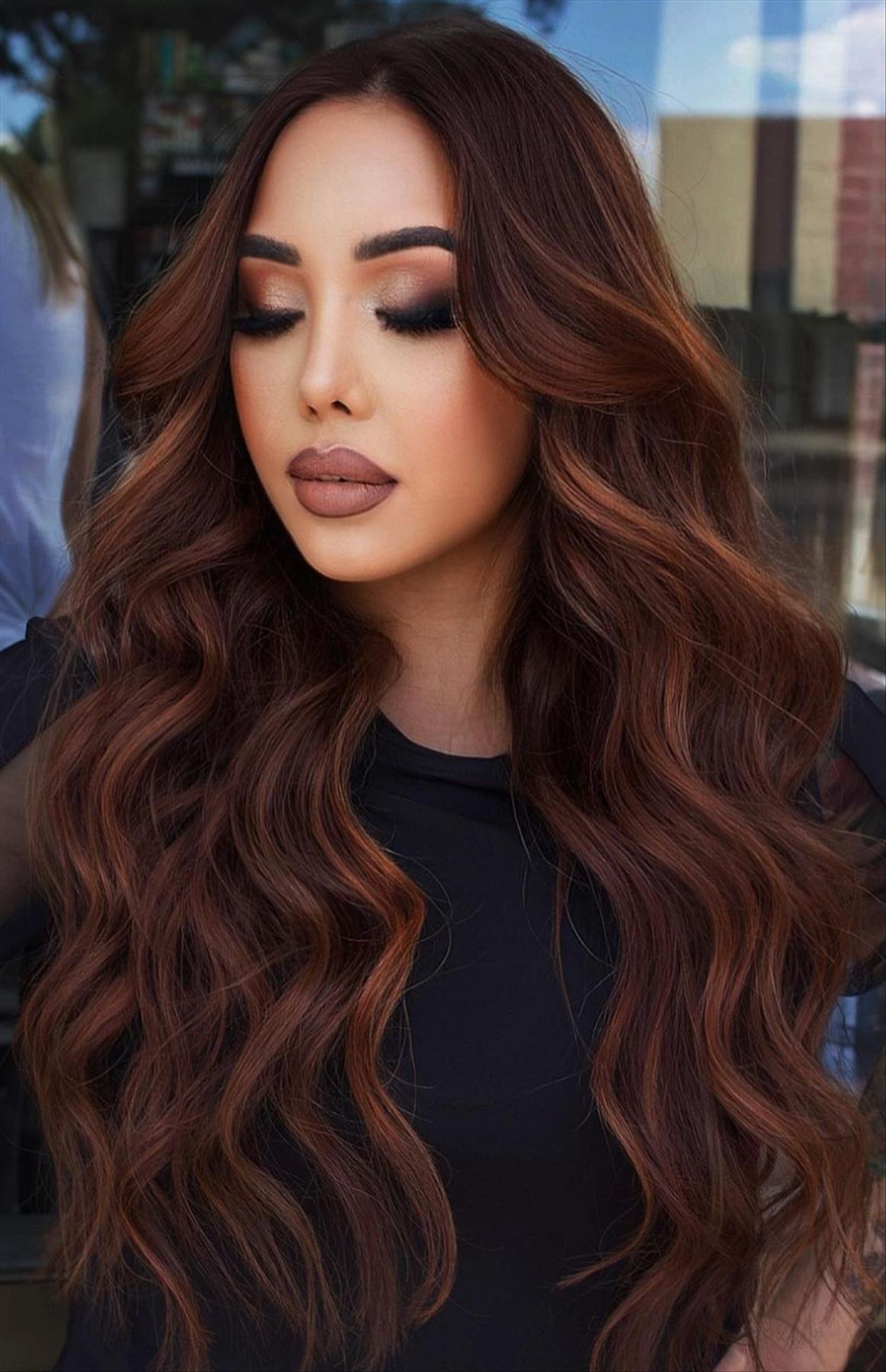 Fabulous red hair color for Fall hair color inspiration