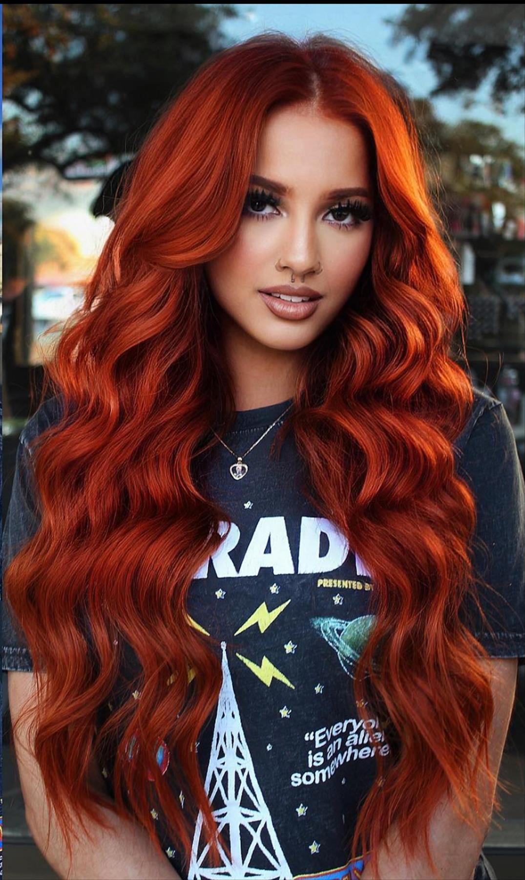 Fabulous red hair color for Fall hair color inspiration