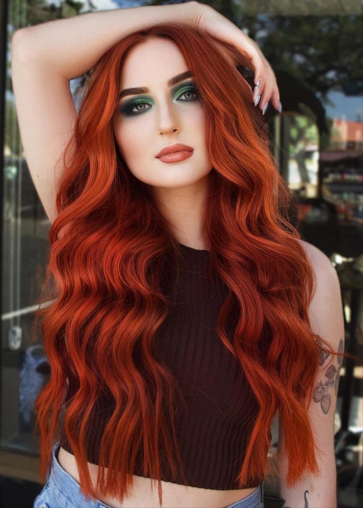 33 Fabulous red hair color for Fall hair color inspiration
