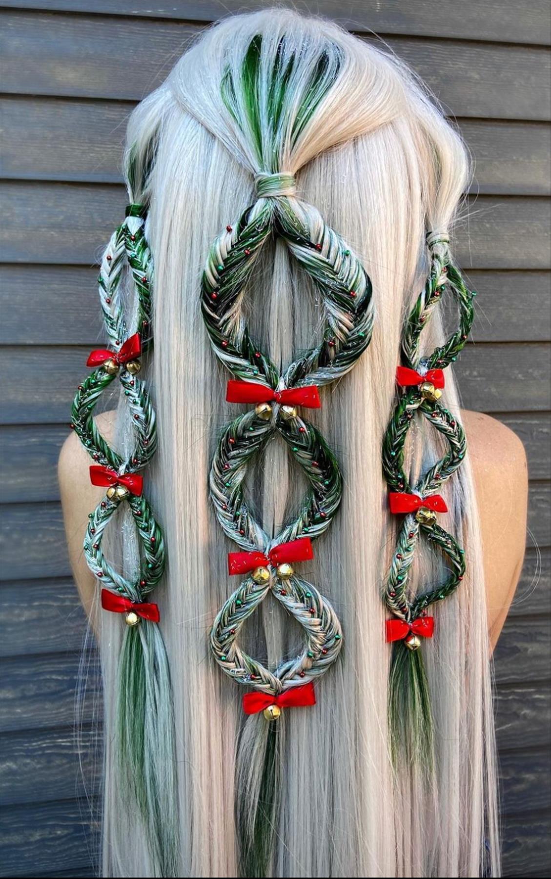 Cool Christmas hairstyles design