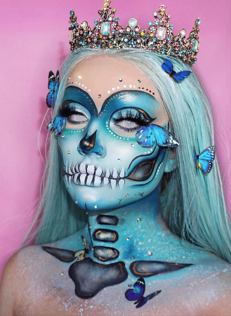 60+ Cool Halloween makeup looks trending this year