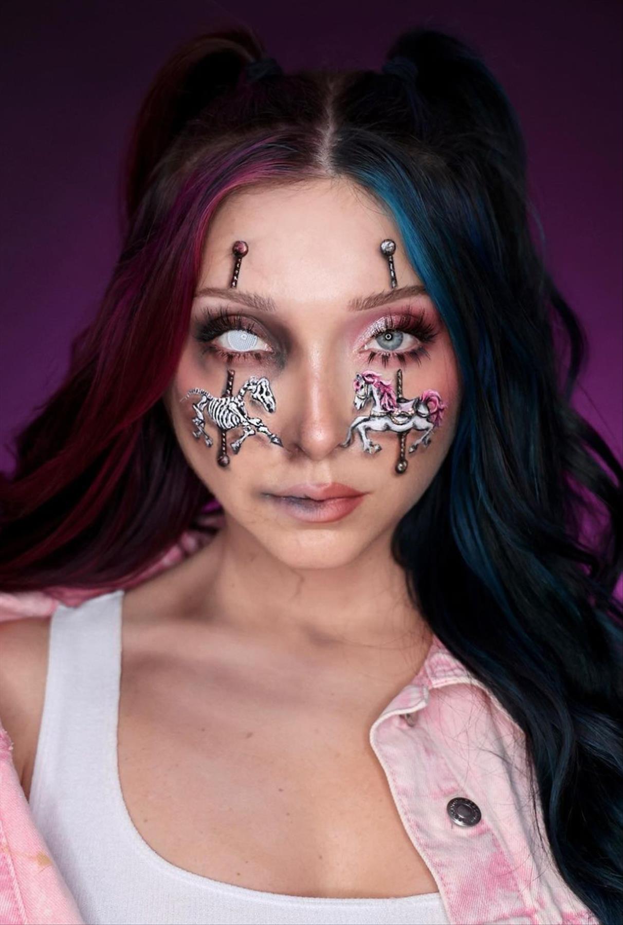 Cool Halloween makeup looks trending this year