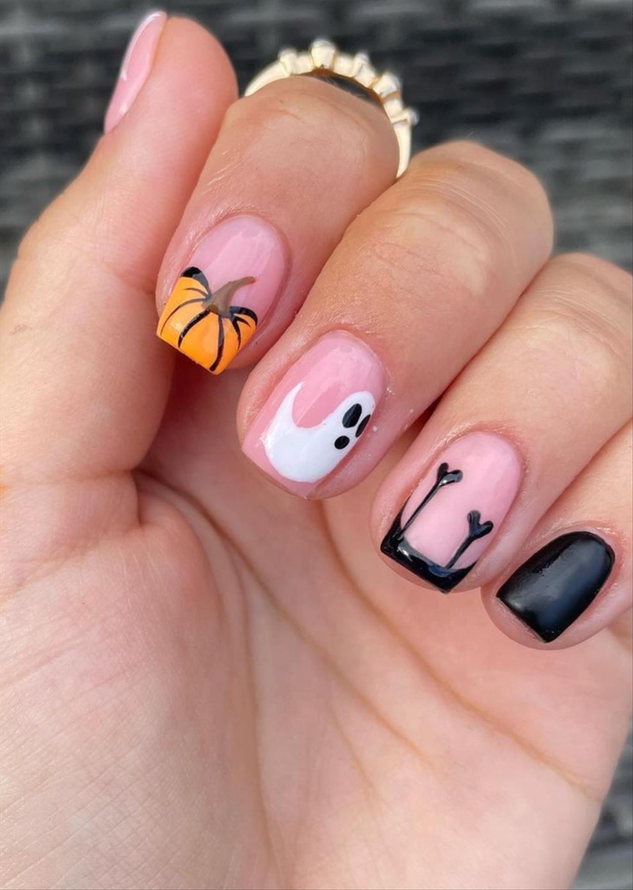 cool short halloween nails art and inspiration in 2022