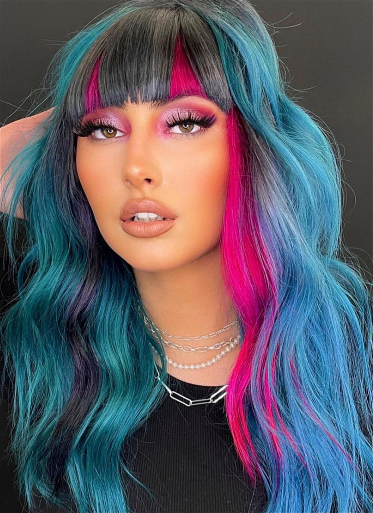 two-tone hair color for Winter hair color ideas
