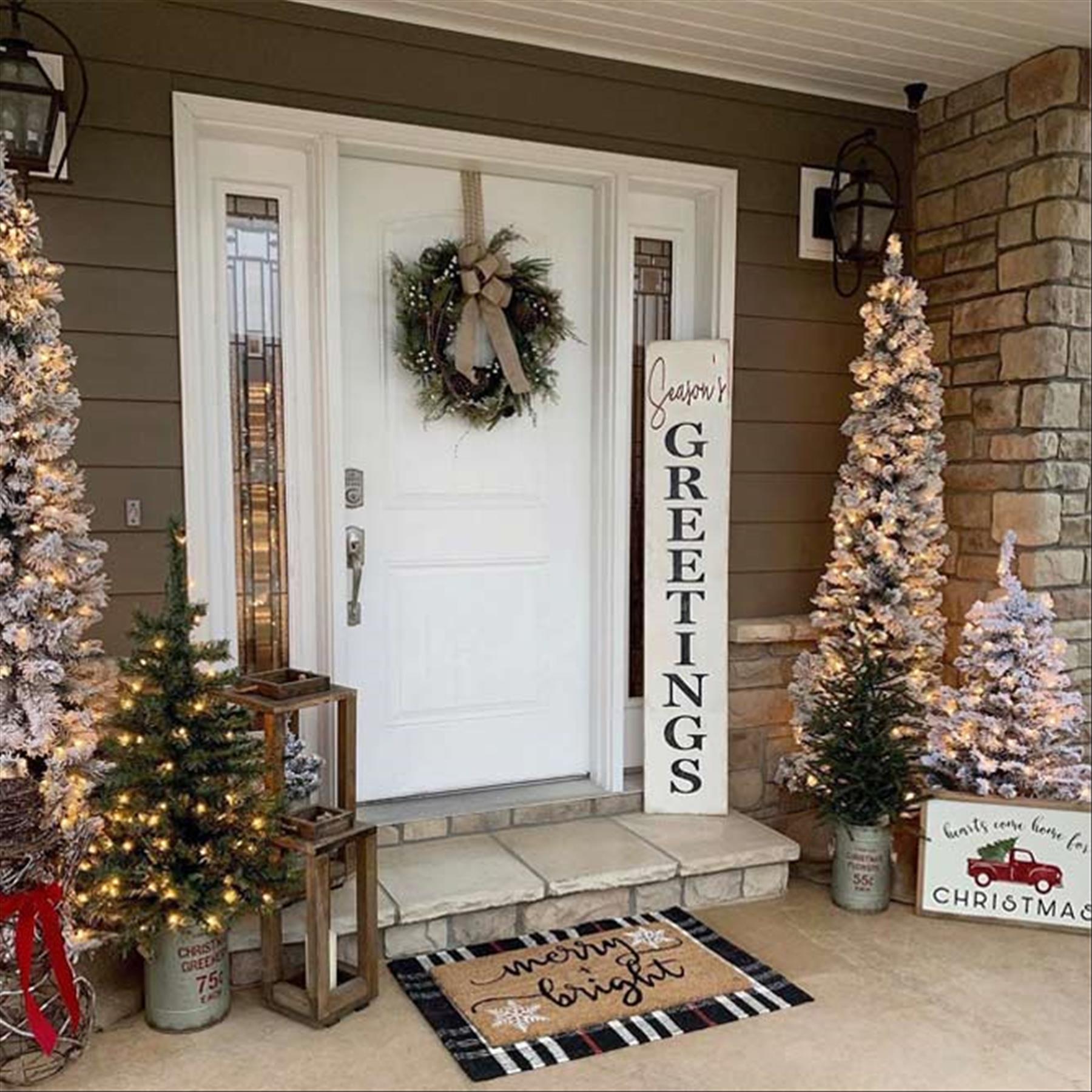 Christmas Front Porch Decorating Ideas