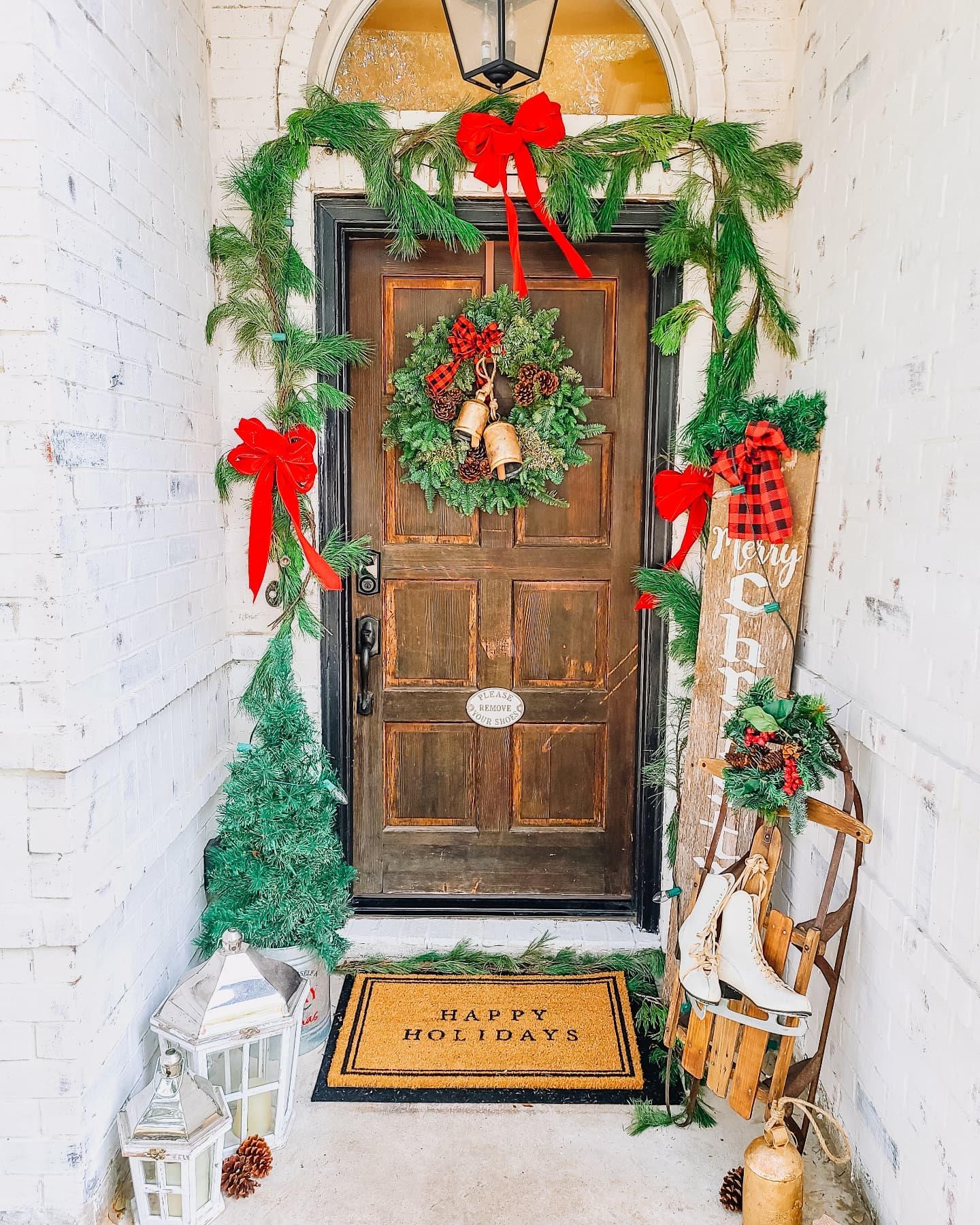 Christmas Front Porch Decorating Ideas