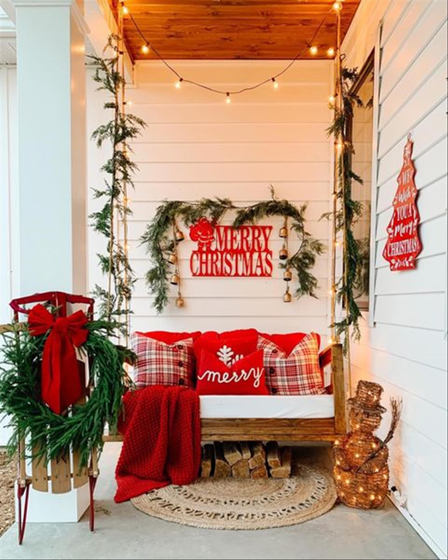 Christmas Front Porch Decorating Ideas