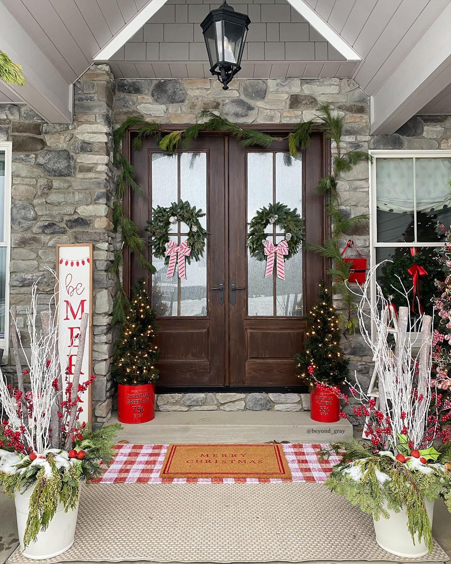 Christmas Front Porch Decorating Ideas