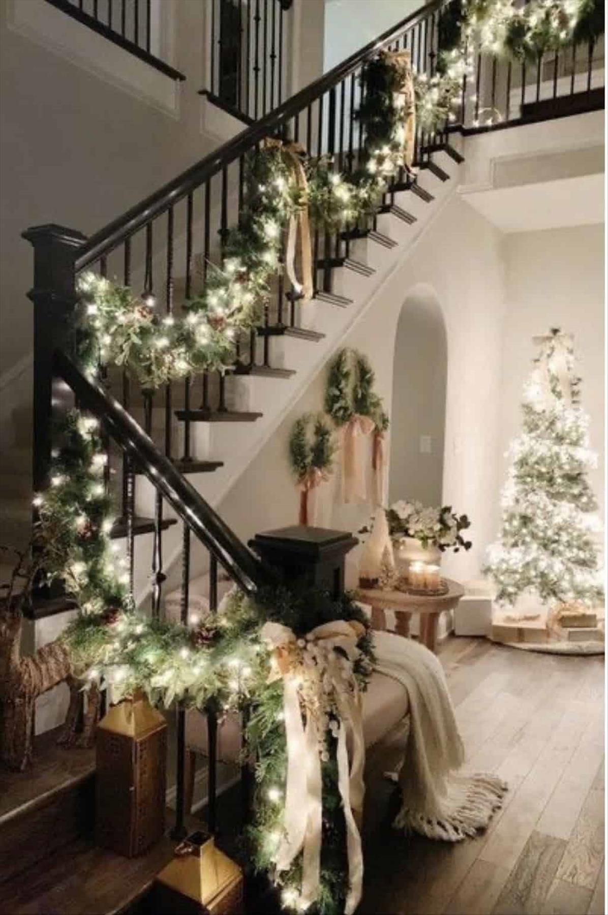 Spectacular Christmas garlands decor ideas