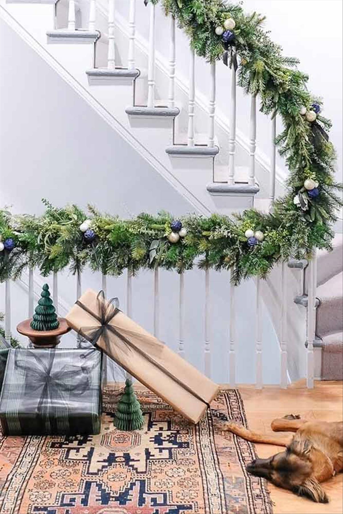 Spectacular Christmas garlands decor ideas