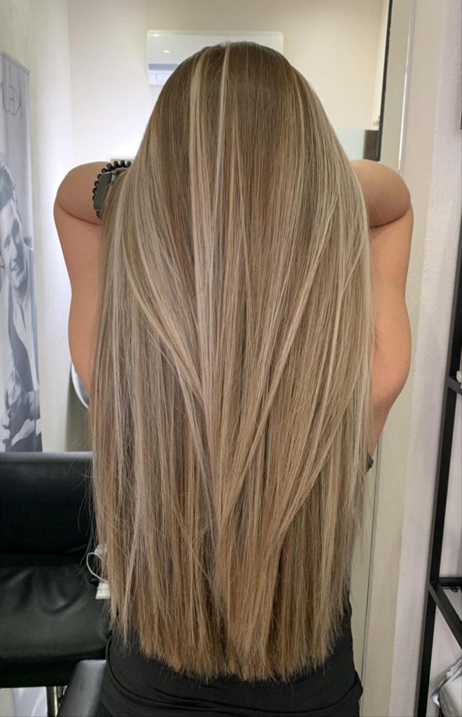 layered hairstyles for straight medium length hair