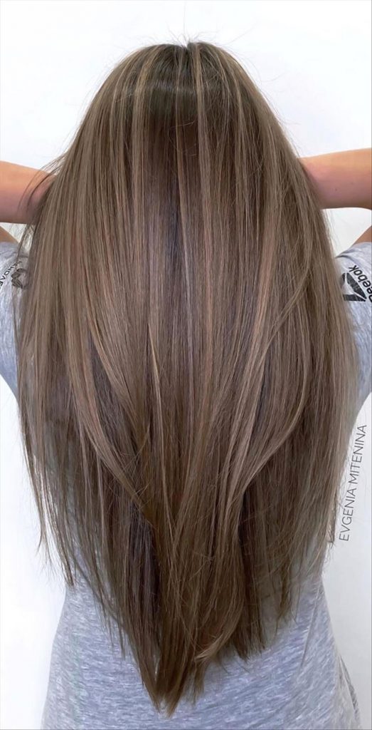 layered hairstyles for straight medium length hair