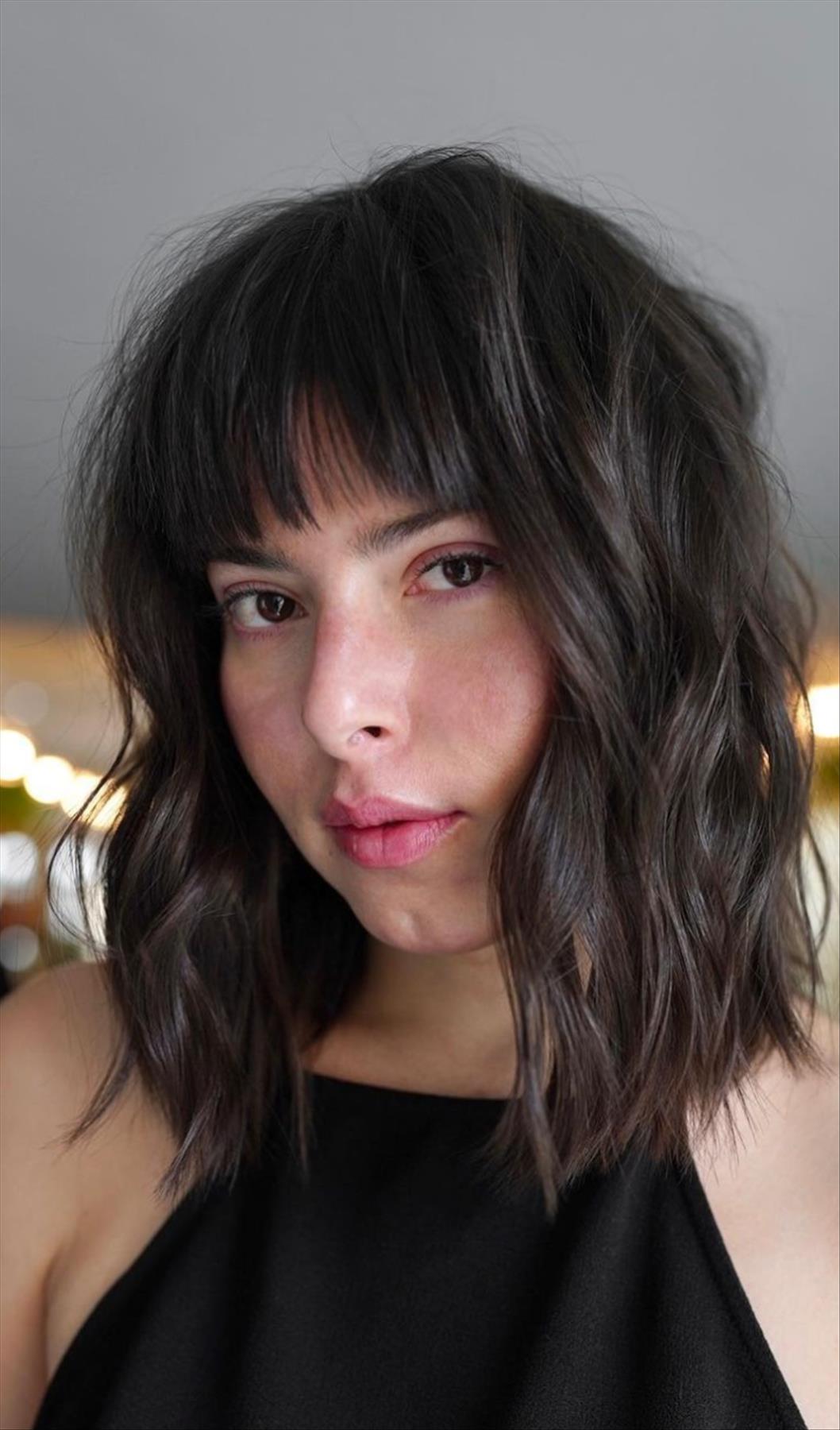 Cool medium length haircuts with bangs and layers