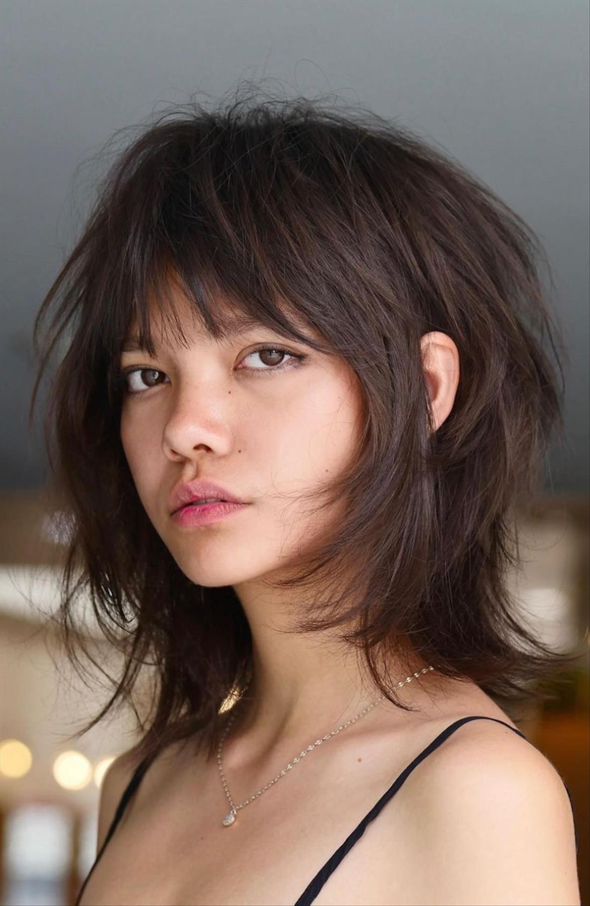 Cool medium length haircuts with bangs and layers