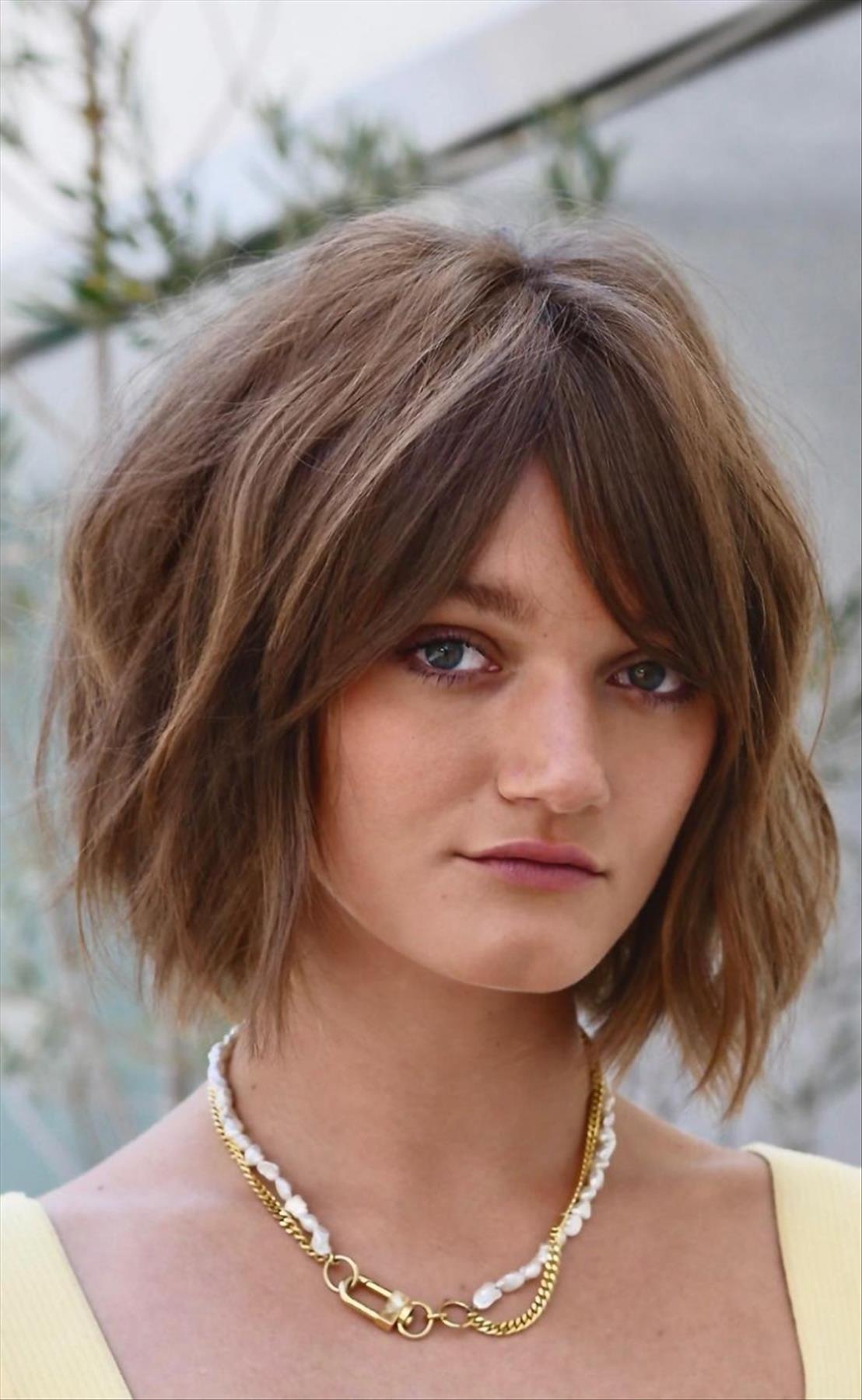 Cool medium length haircuts with bangs and layers