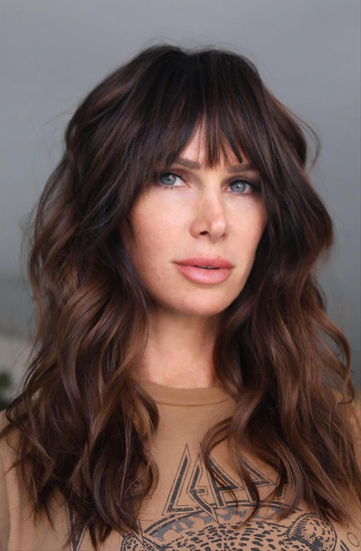 Cool medium length haircuts with bangs and layers