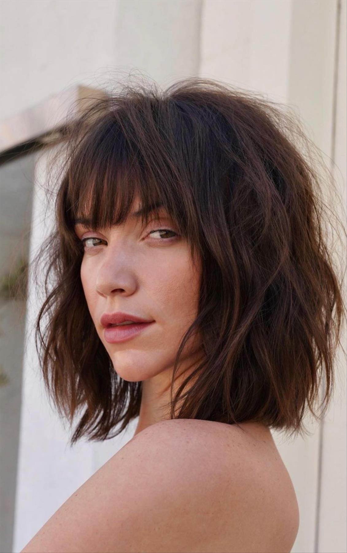 Cool medium length haircuts with bangs and layers