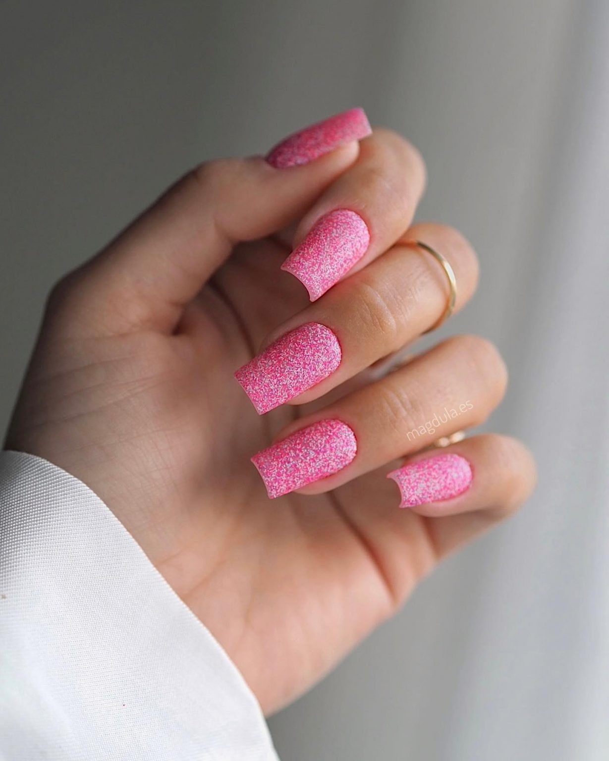 40+ Beautiful short square acrylic nails for Summer - Mycozylive.com