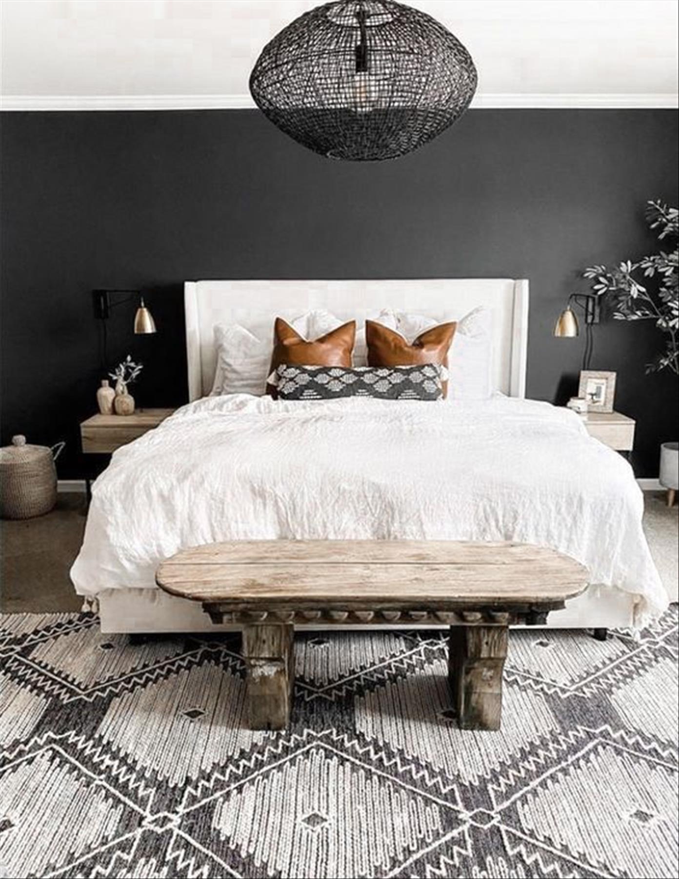 38 Cozy dark and moody bedroom decoration ideas to upgrade your house