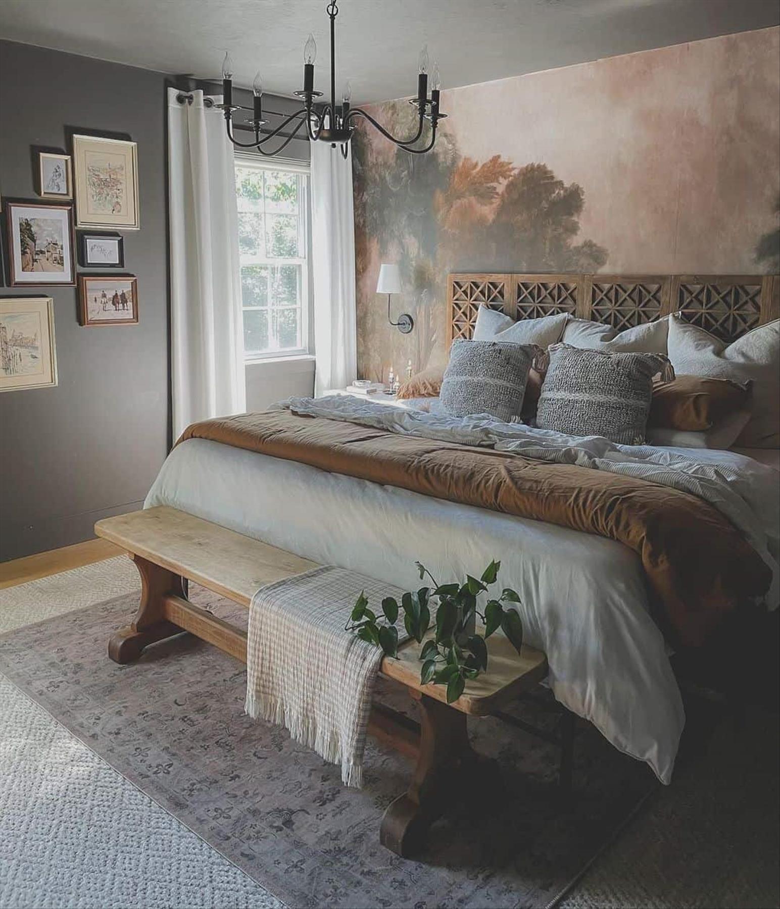 38 Cozy dark and moody bedroom decoration ideas to upgrade your house