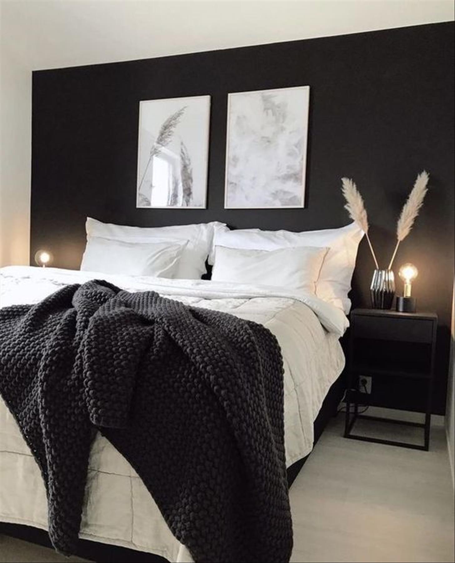 38 Cozy dark and moody bedroom decoration ideas to upgrade your house