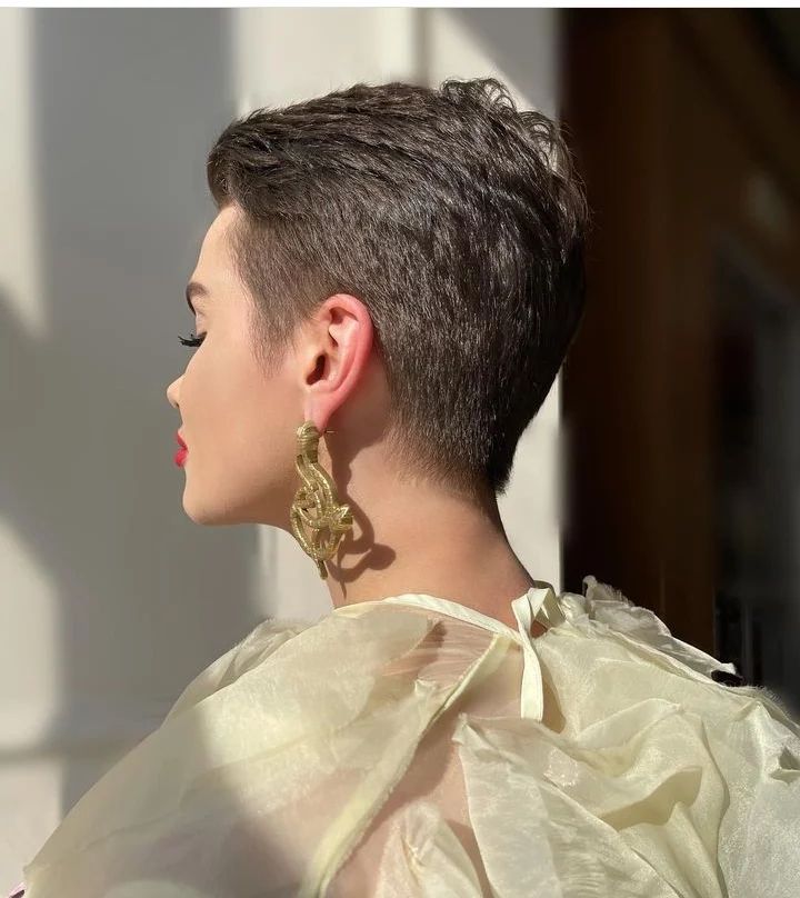 Unique women's pixie haircuts for fine hair inspiration