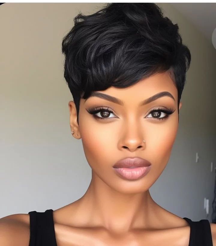 Unique women's pixie haircuts for fine hair inspiration