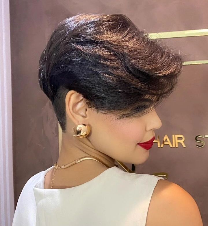 Unique women's pixie haircuts for fine hair inspiration