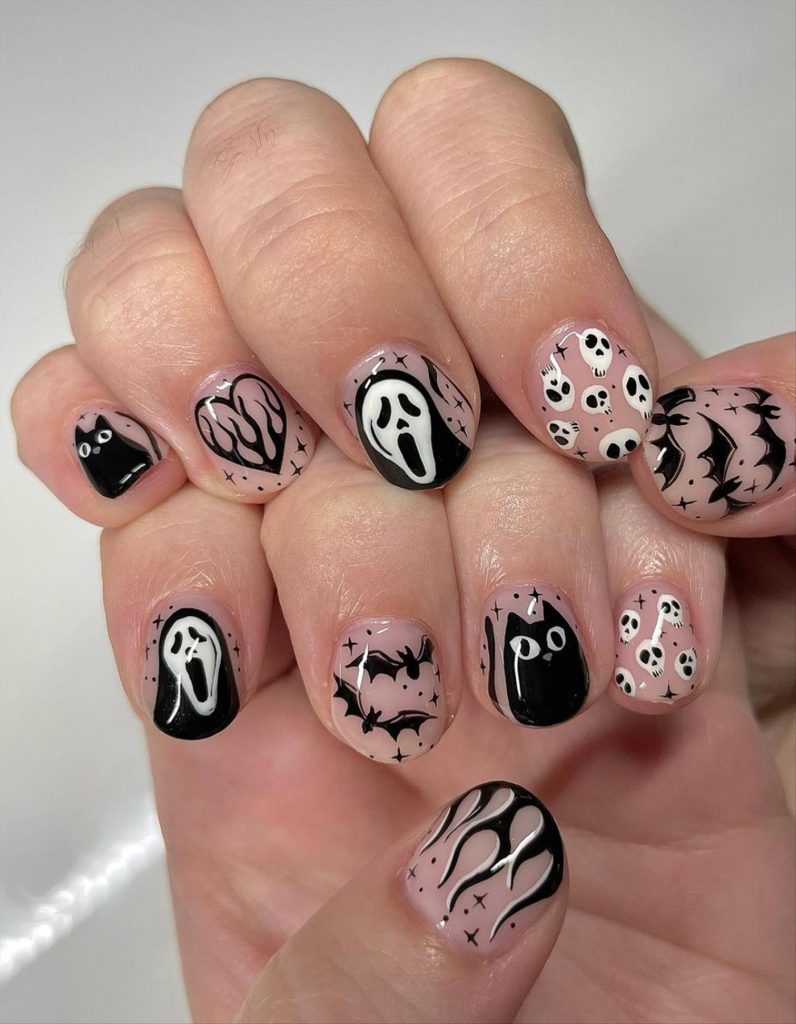 Unique Short Halloween Nails Design 2023 to try now