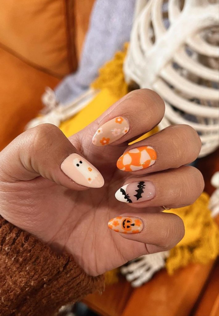 Unique Short Halloween Nails Design 2023 to try now