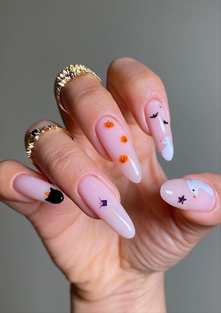 Unique Short Halloween Nails Design 2023 to try now