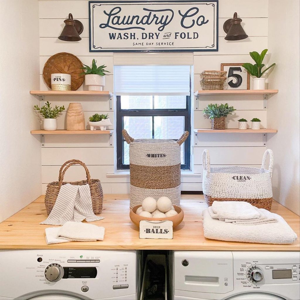 30 Best Laundry Room Decoration Ideas to Copy - Mycozylive.com