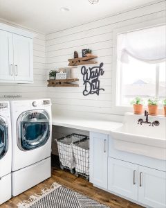 30 Best Laundry Room Decoration Ideas to Copy - Mycozylive.com