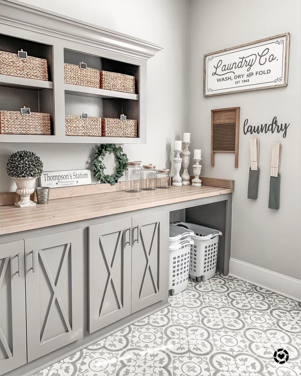 30 Best Laundry Room Decoration Ideas to Copy - Mycozylive.com
