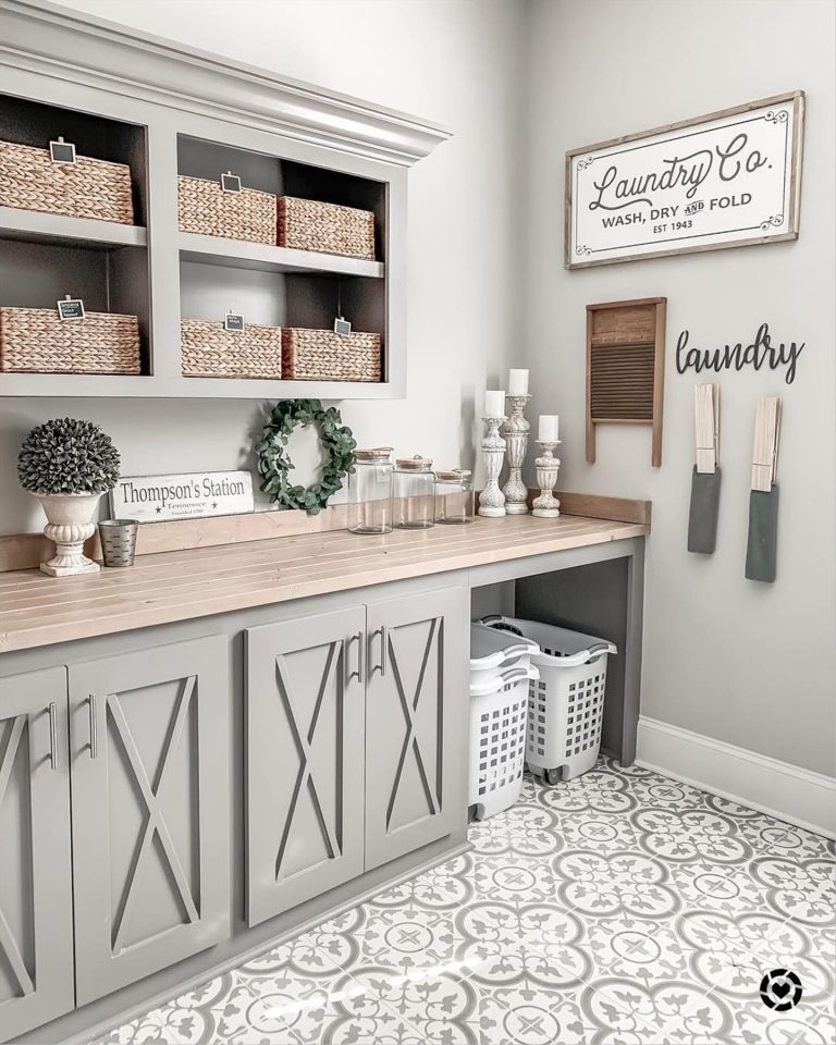 30 Best Laundry Room Decoration Ideas to Copy - Mycozylive.com
