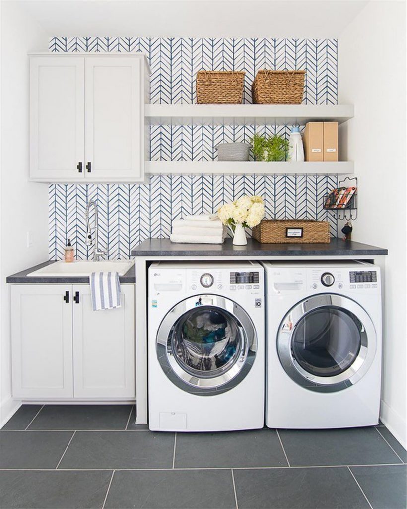 30 Best Laundry Room Decoration Ideas to Copy - Mycozylive.com