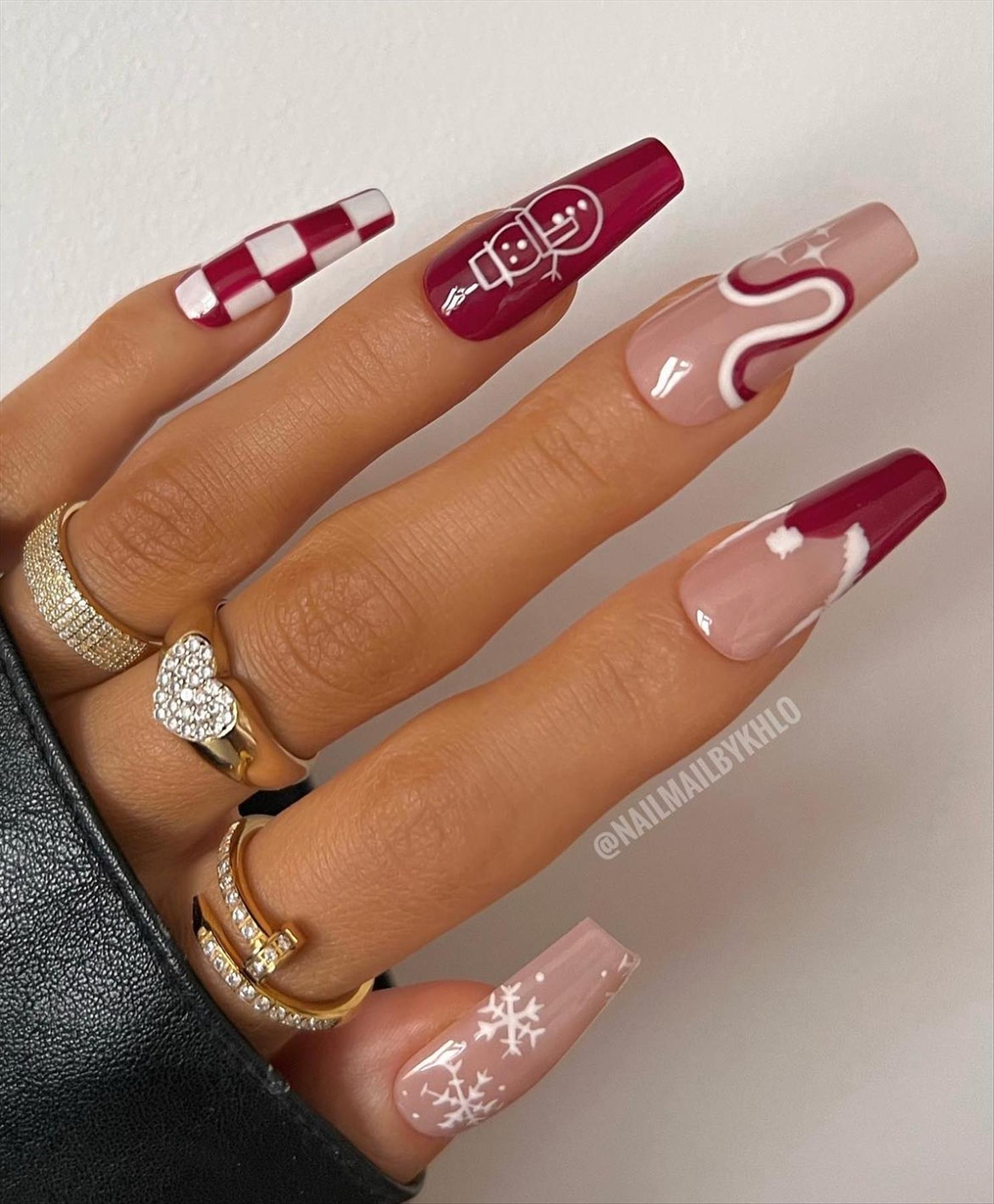 Cute Short Christmas Nails Design For 2023 To Try ASAP