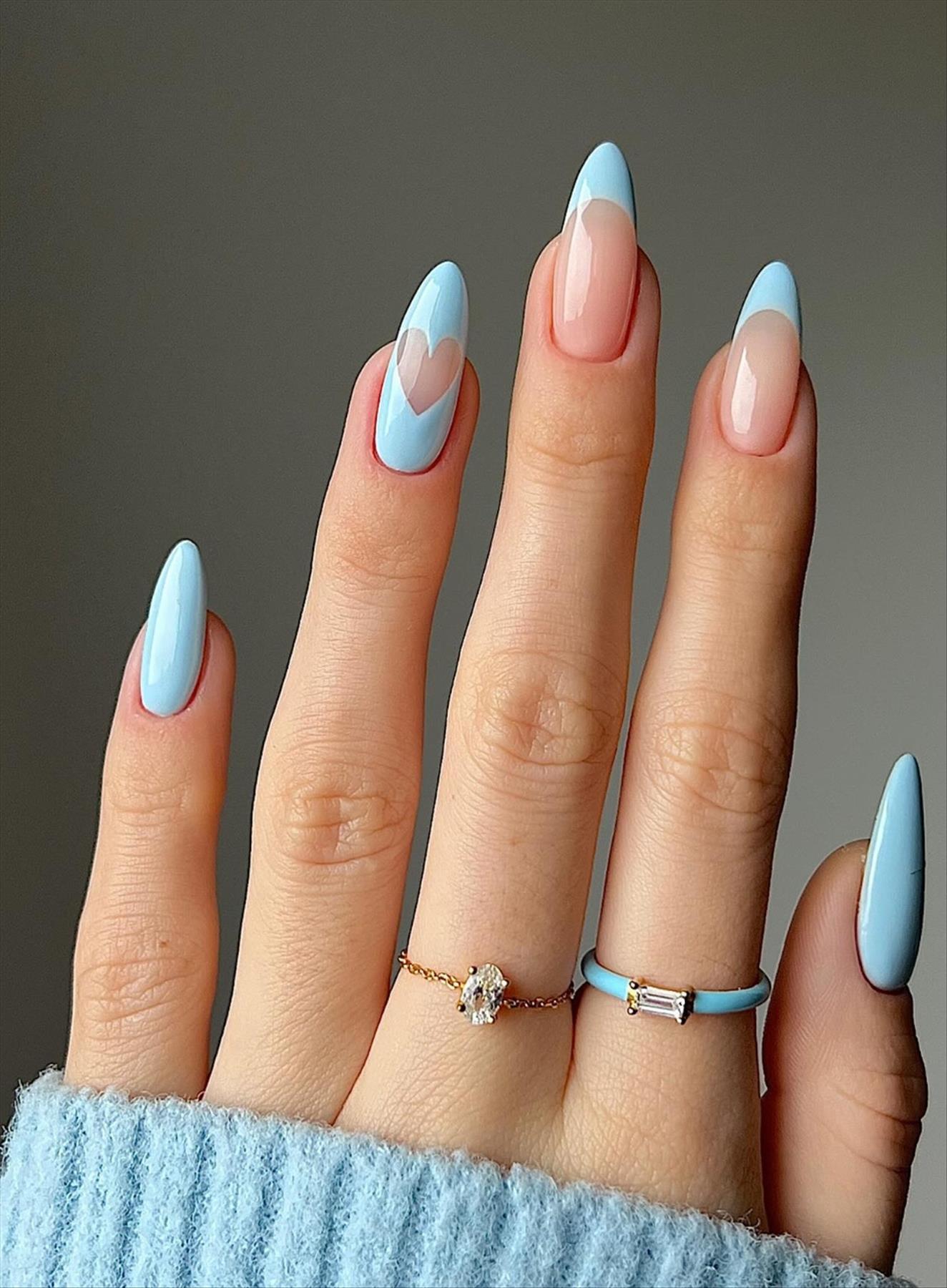 Beautiful blue nail designs art you'll love