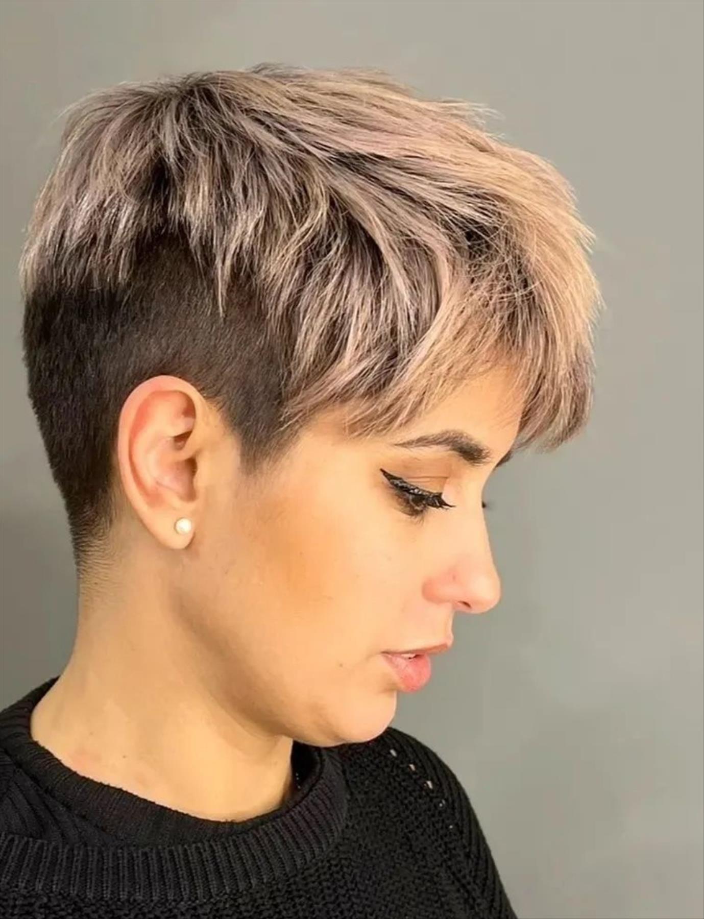 Stylish Short Undercut Shaved Hairstyles for Cool Women