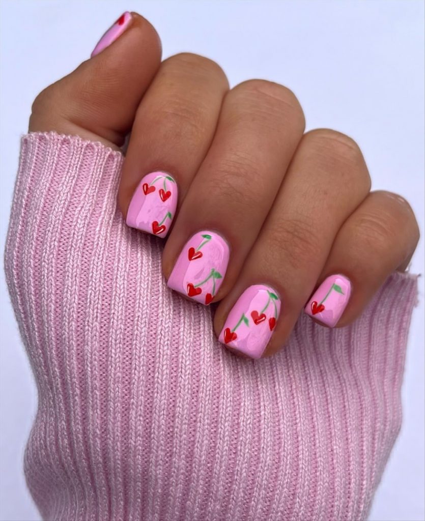 48 Beautiful Spring flower nails design you'll love - Mycozylive.com