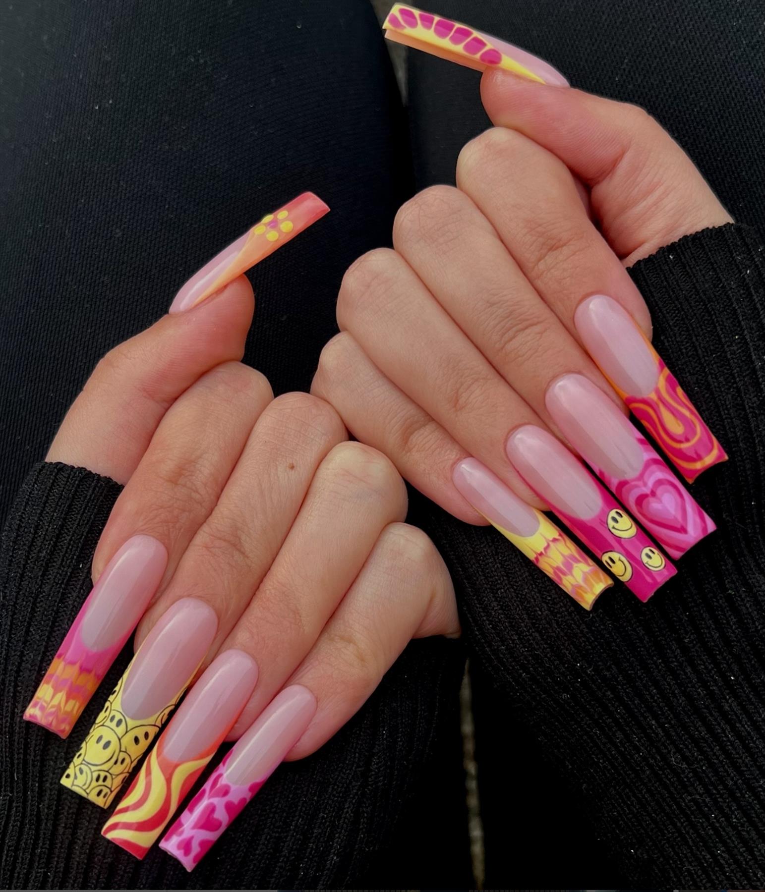 Creative Colored Nail Designs To Brighten Your Day