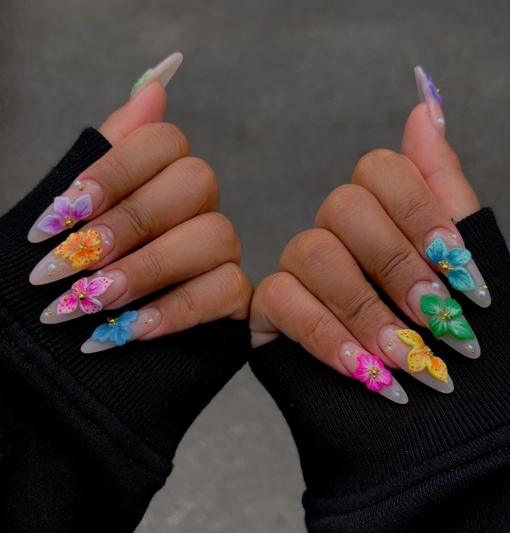 Creative Colored Nail Designs To Brighten Your Day