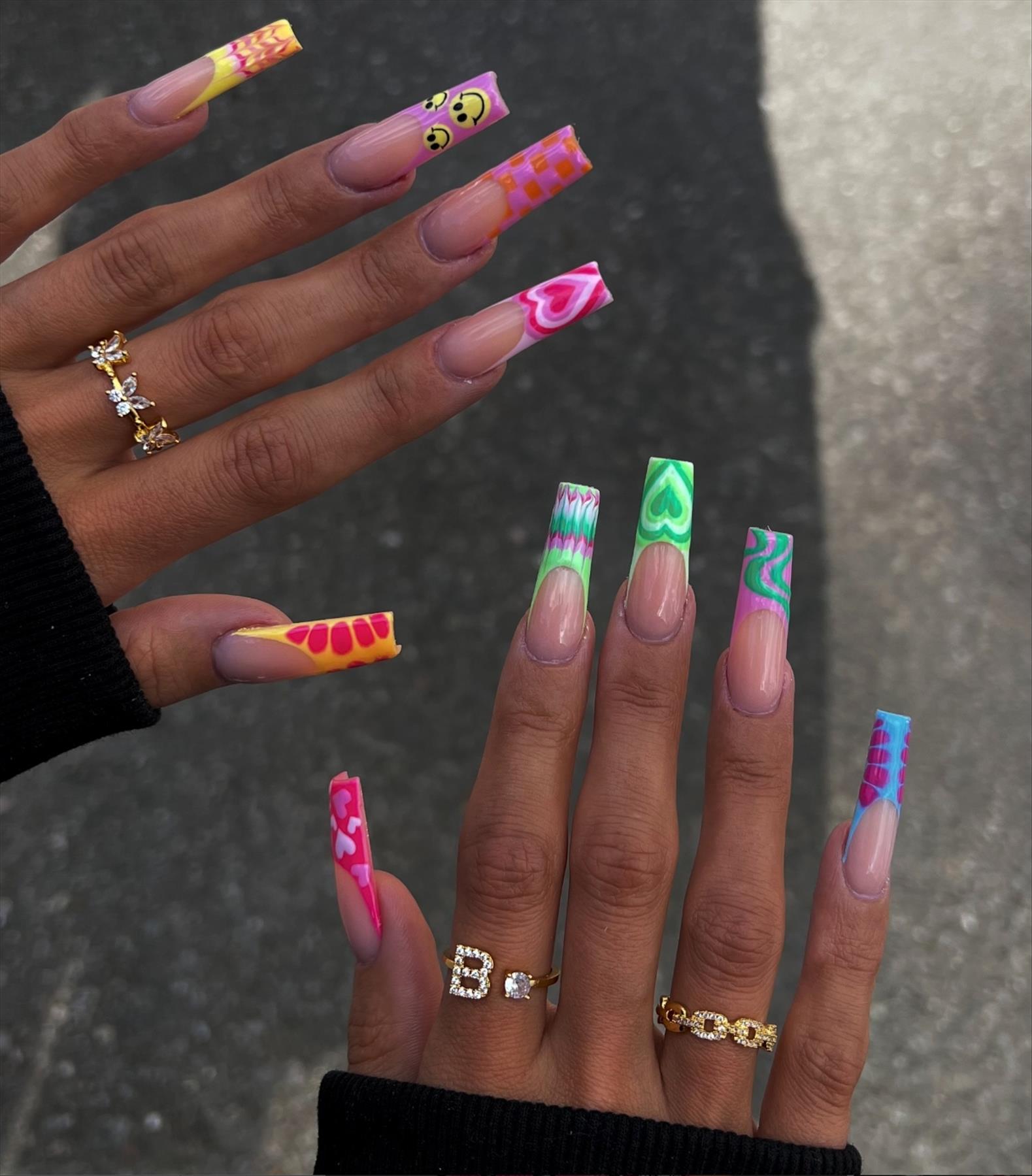 Creative Colored Nail Designs To Brighten Your Day